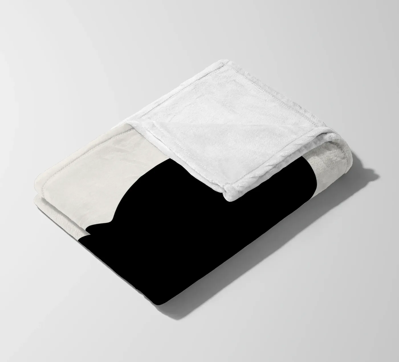 Cuore nero coperta in pile da Rose Beck Art