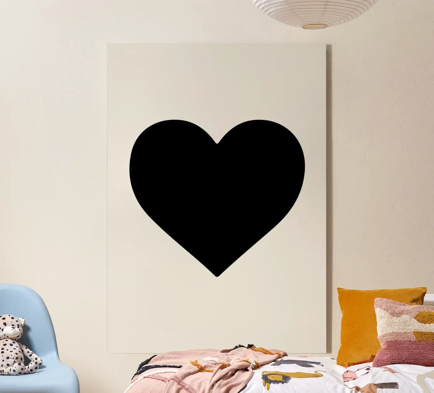 Black Heart plexiglass da Rose Beck Art