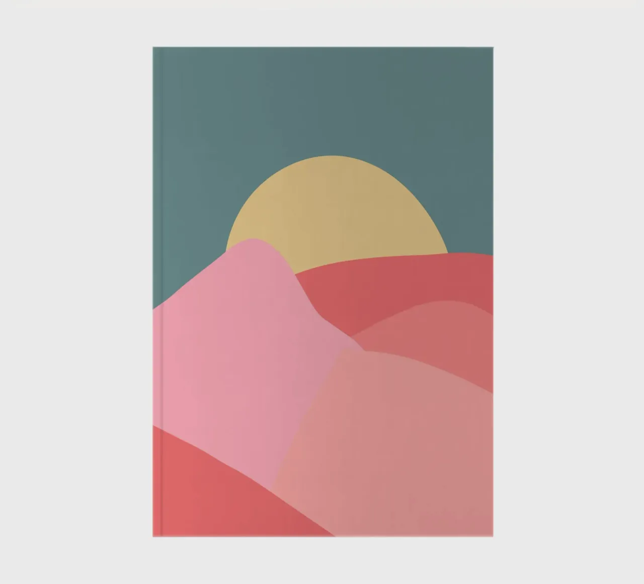 Soleil de l'après-midi carnet de notes de Rose Beck Art