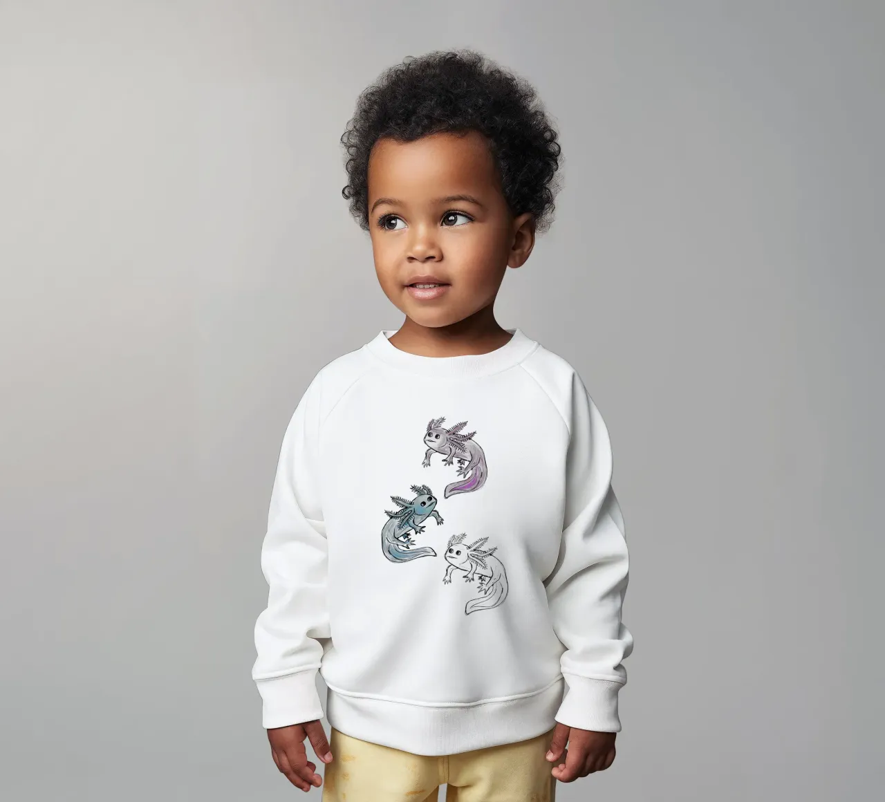Axolotl Lover sudadera de bebé de words-in-frames