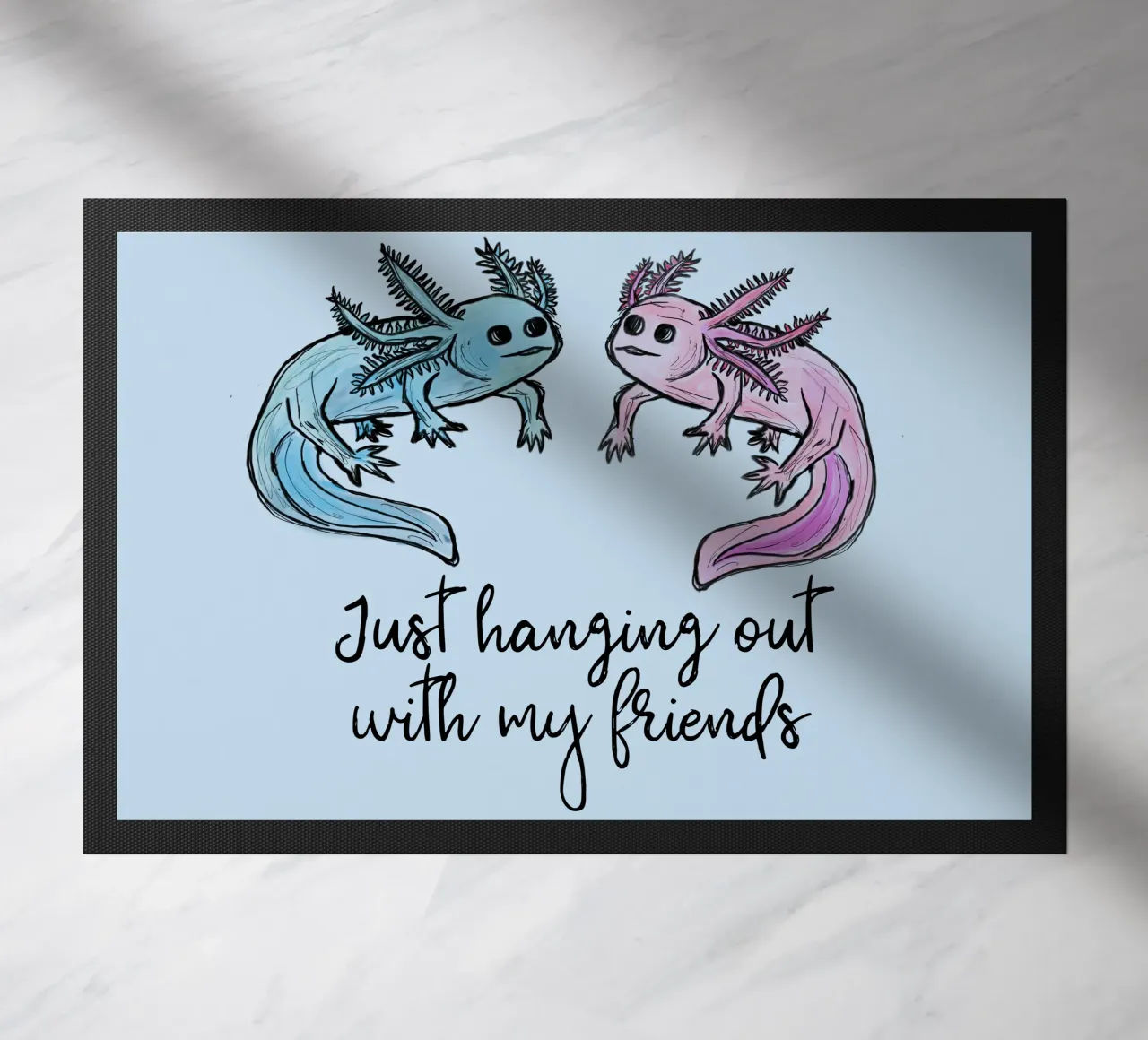 Amante degli Axolotl zerbino da words-in-frames