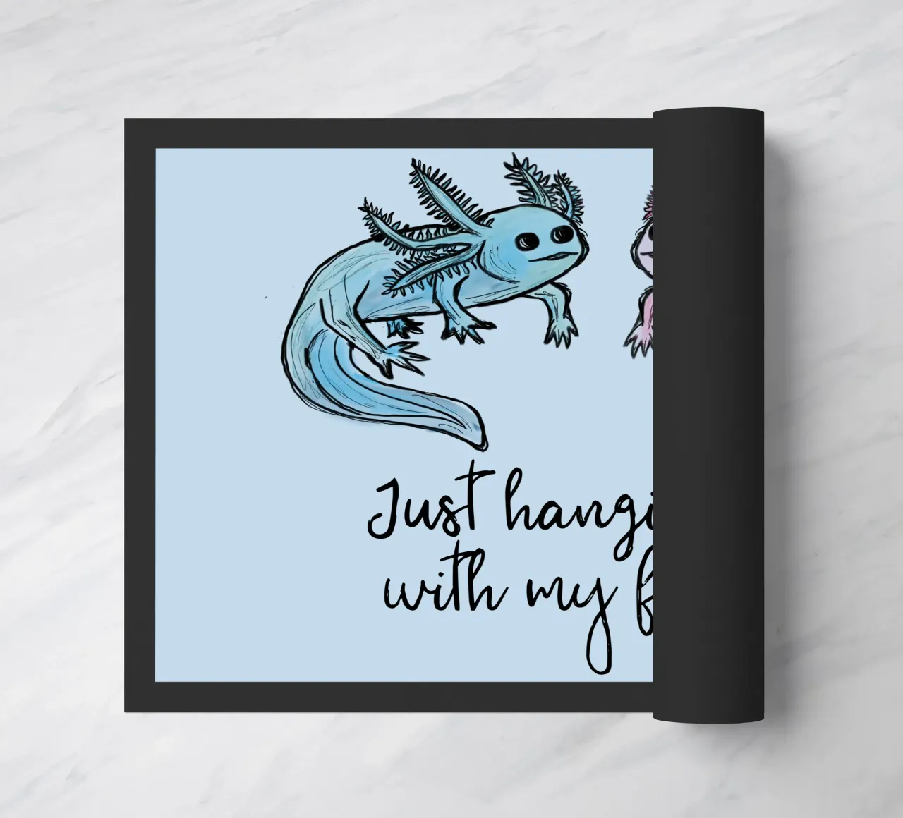 Amante degli Axolotl zerbino da words-in-frames