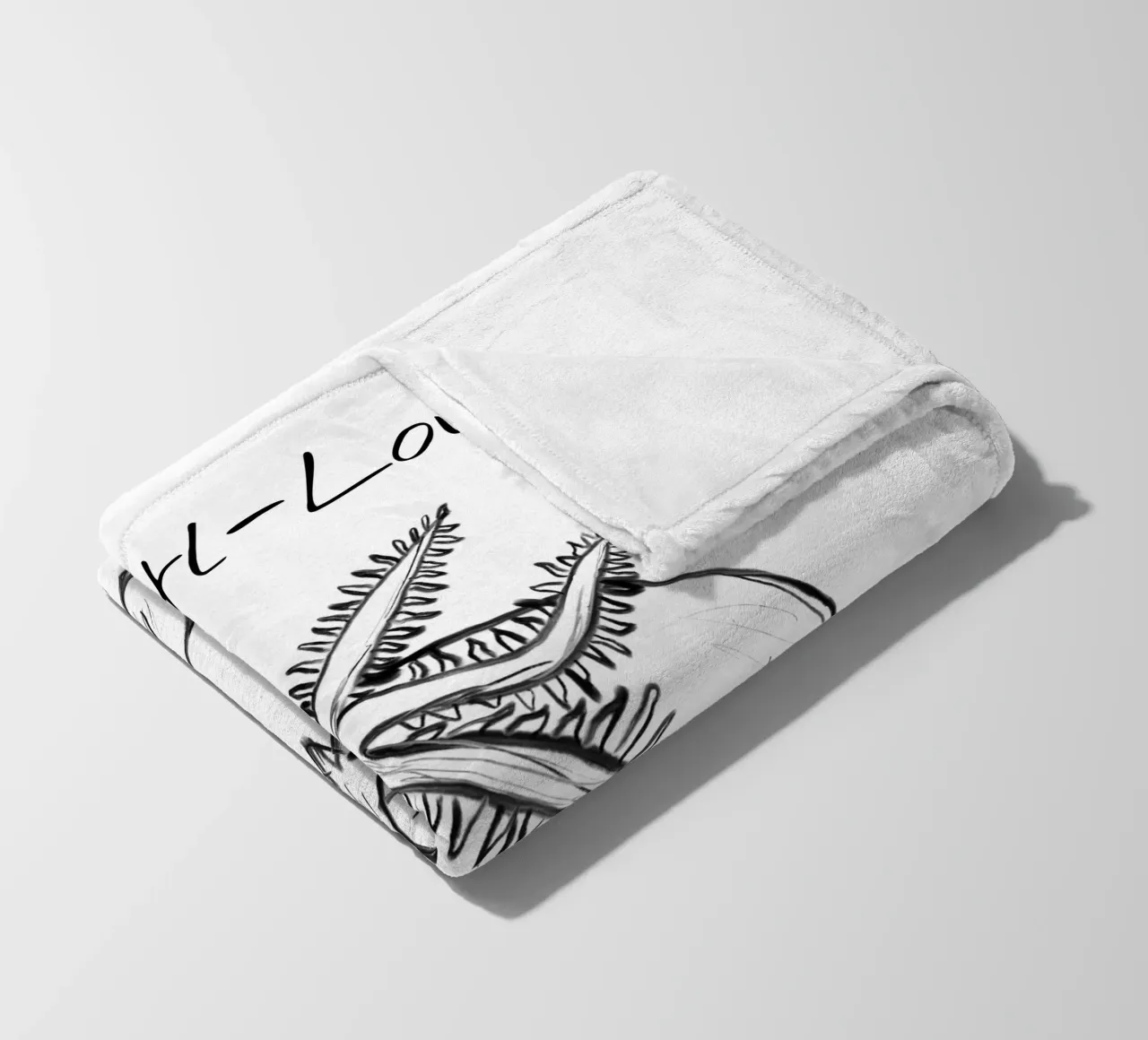 Amante degli Axolotl coperta in pile da words-in-frames