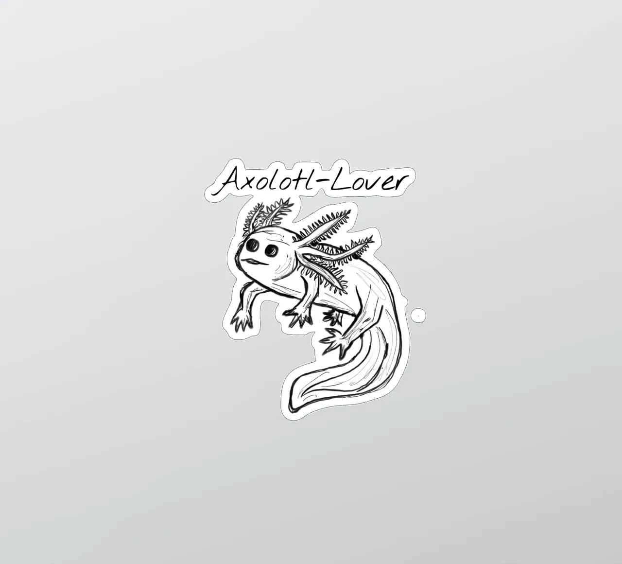 Axolotl Lover sticker by words-in-frames