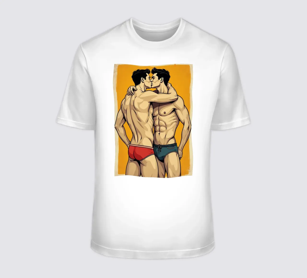 Primo bacio, maschio t-shirt da CASTILO
