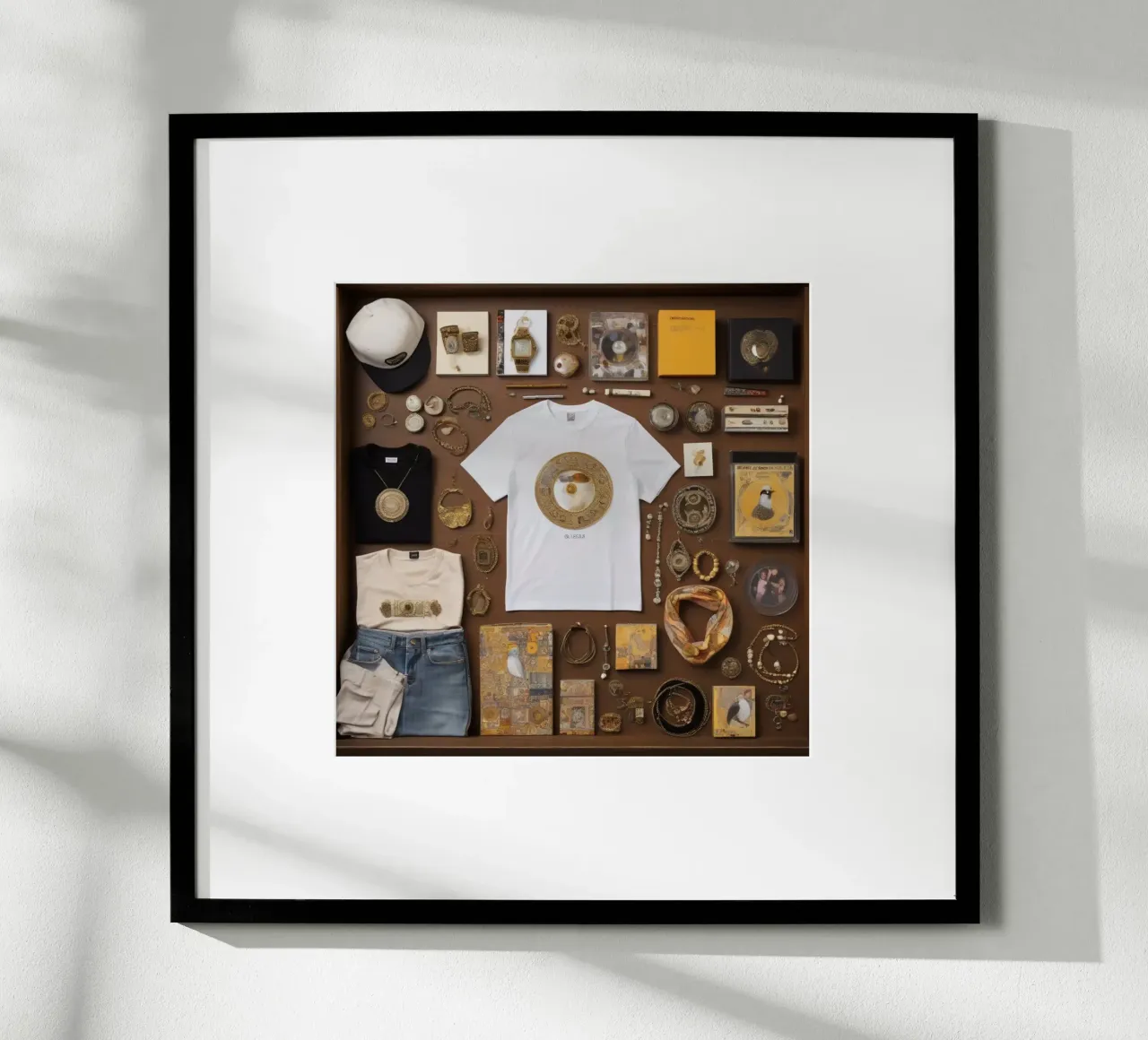 Second Hand poster con telaio in legno da CASTILO