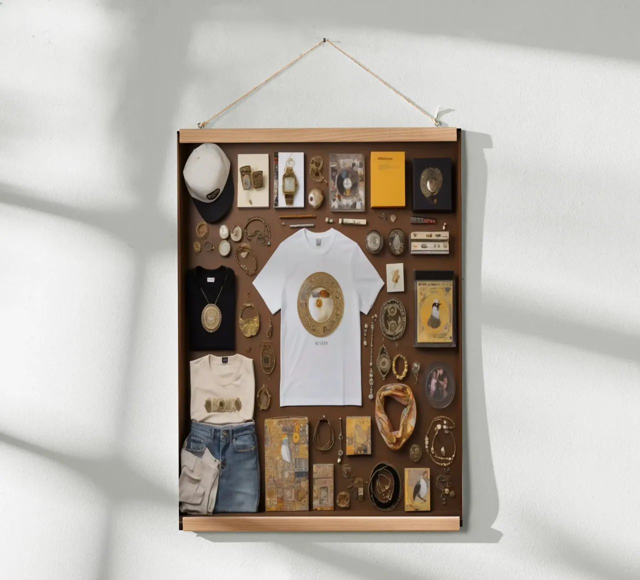 Second Hand poster con telaio in legno da CASTILO