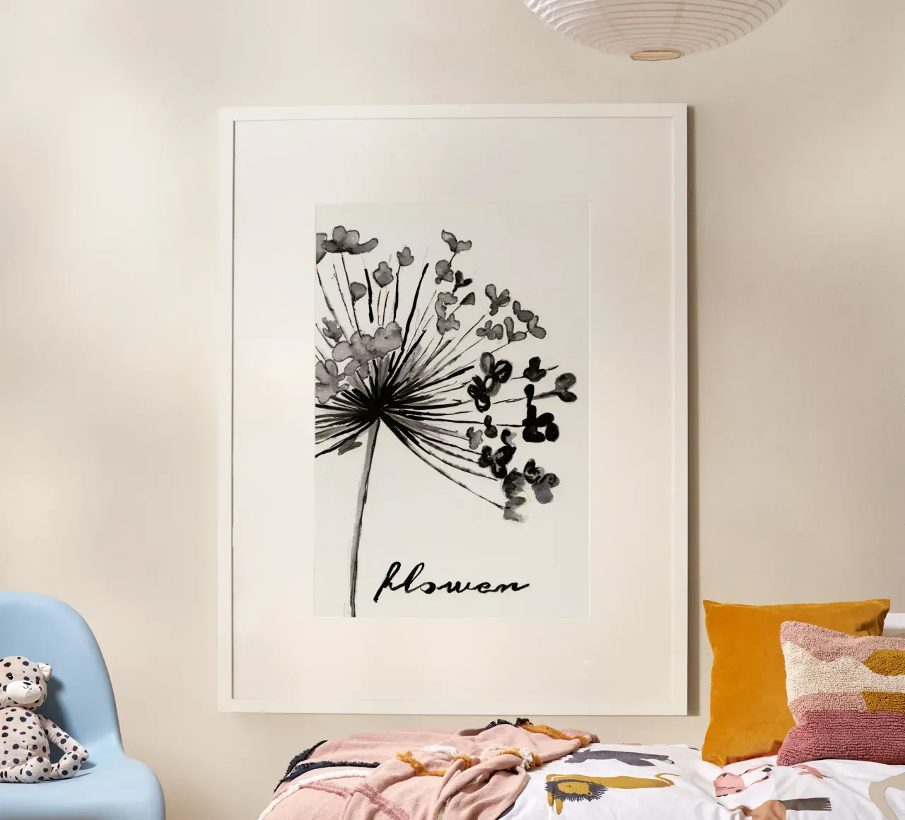 Flower poster van Nathys_illustration
