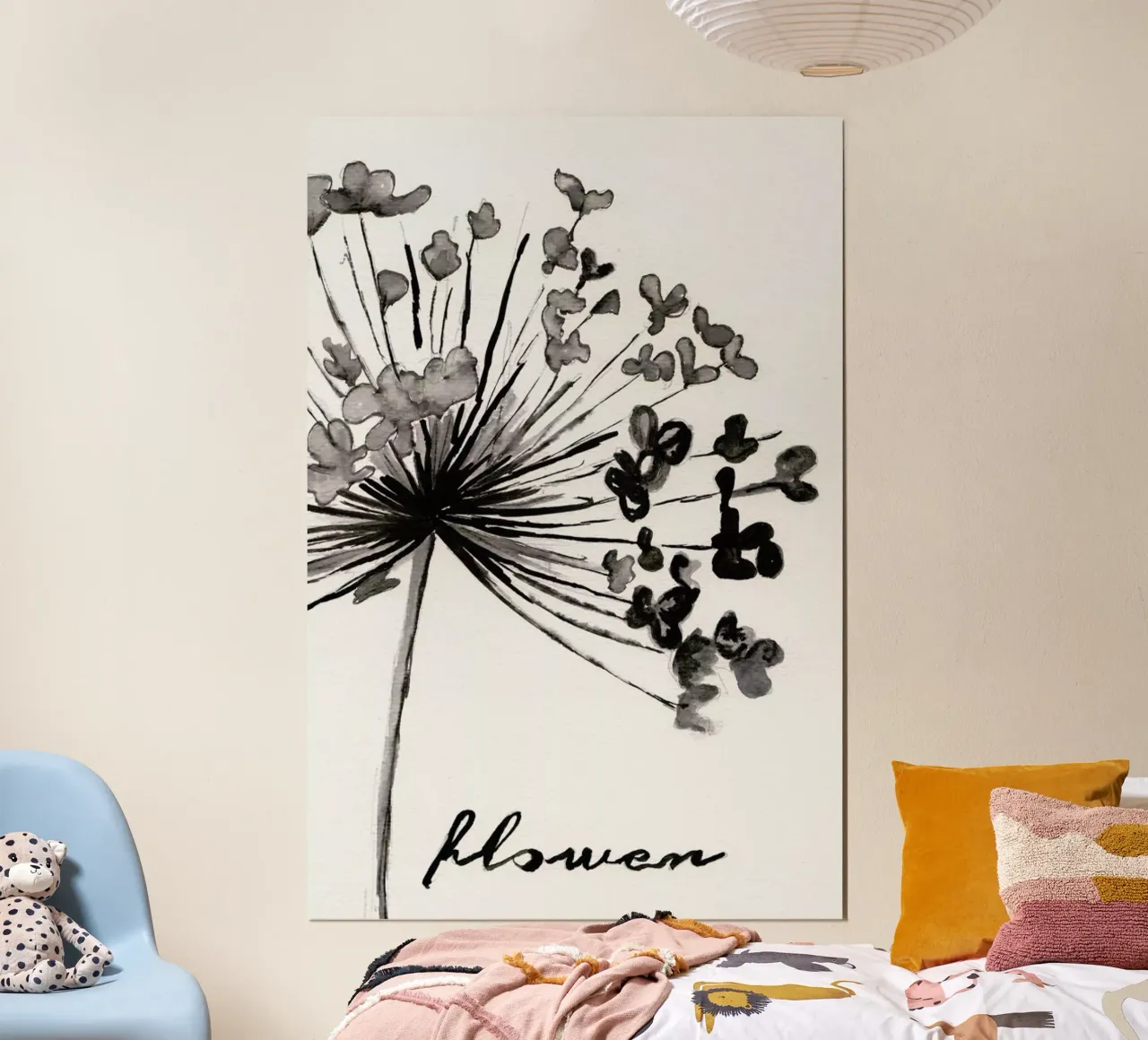Flower poster van Nathys_illustration