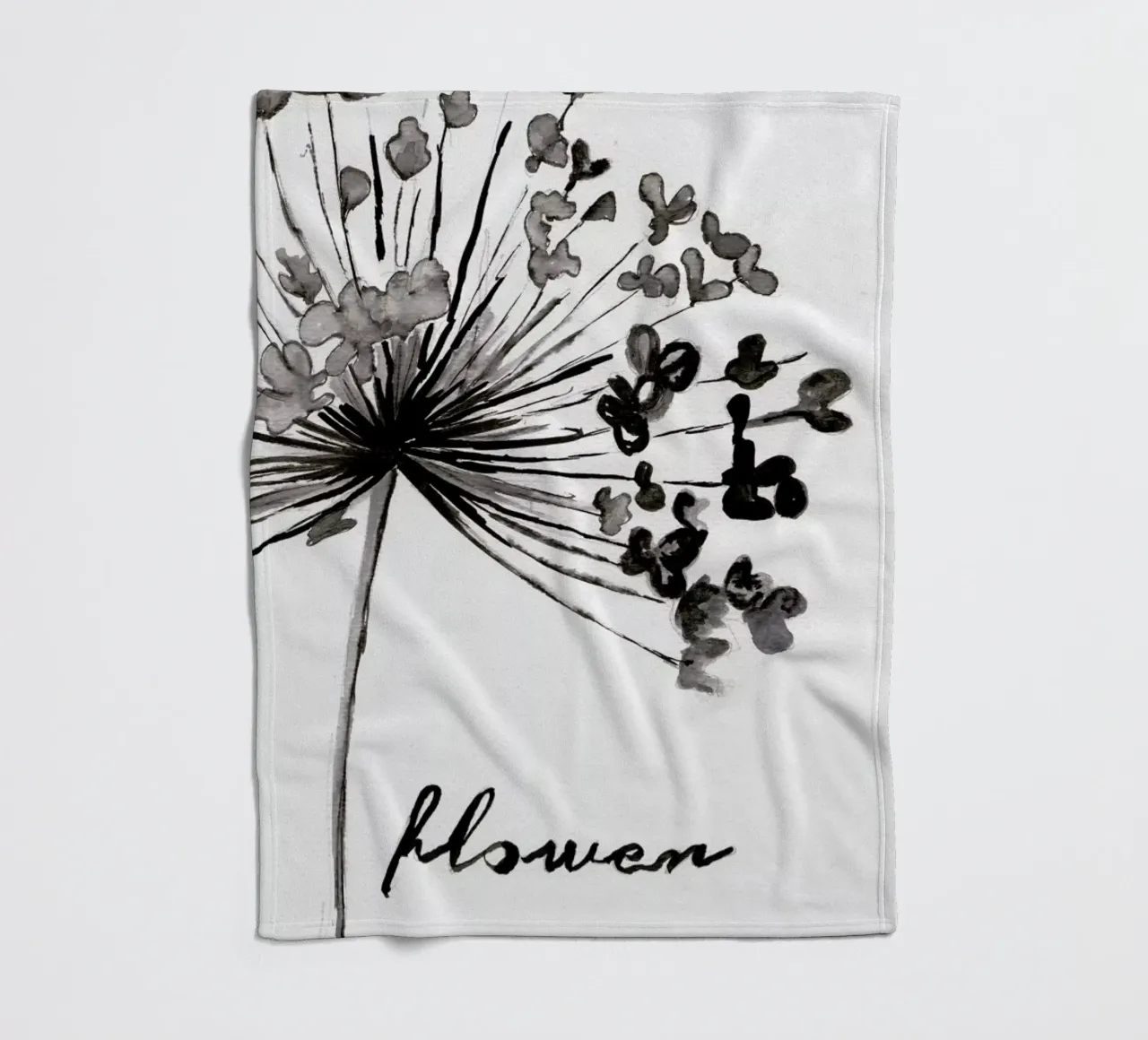 Flower fleecedeken van Nathys_illustration