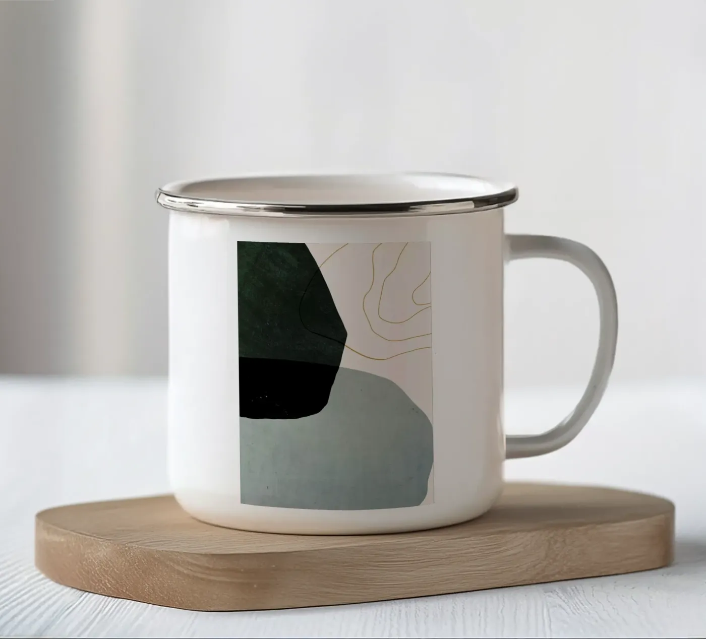 Interplay tazza in smalto da Pure