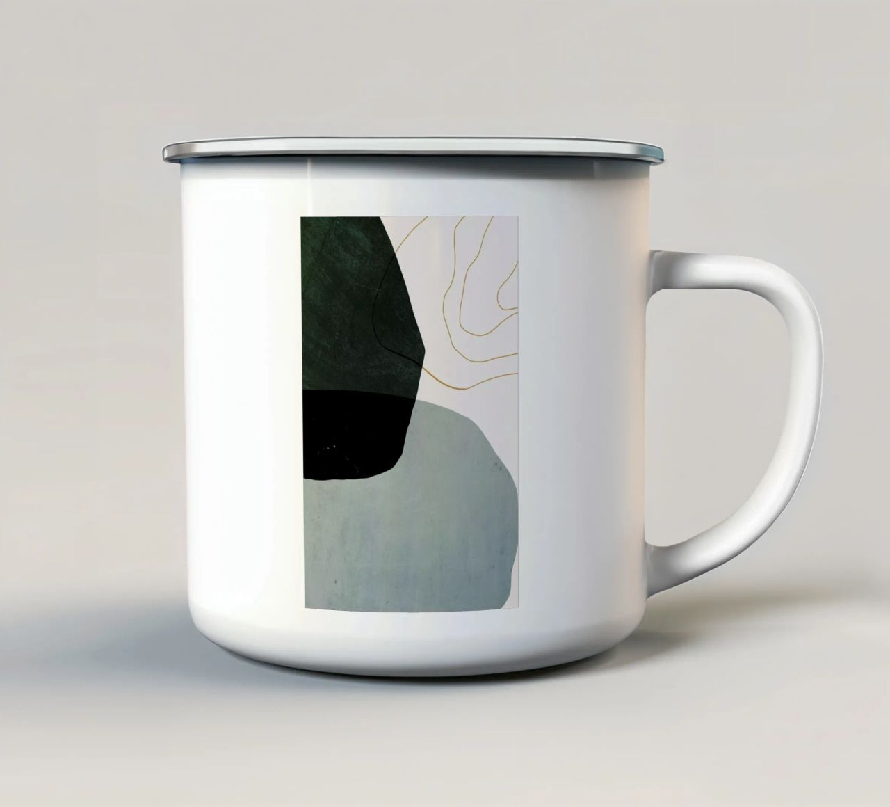 Interplay tazza in smalto da Pure