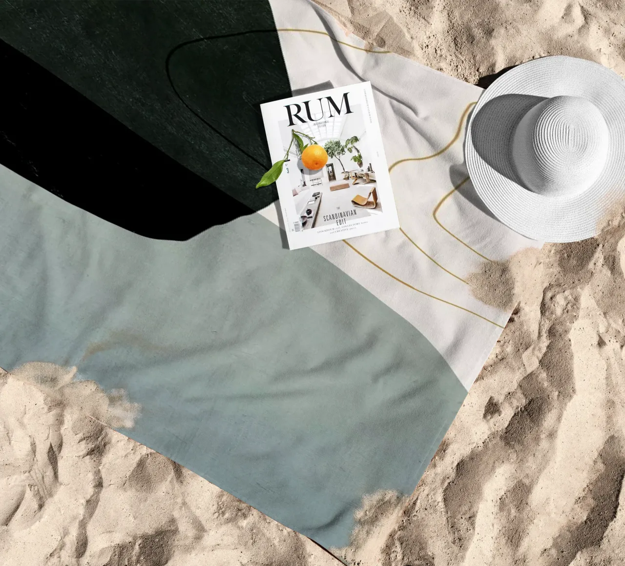 Interplay beach towel by Pure