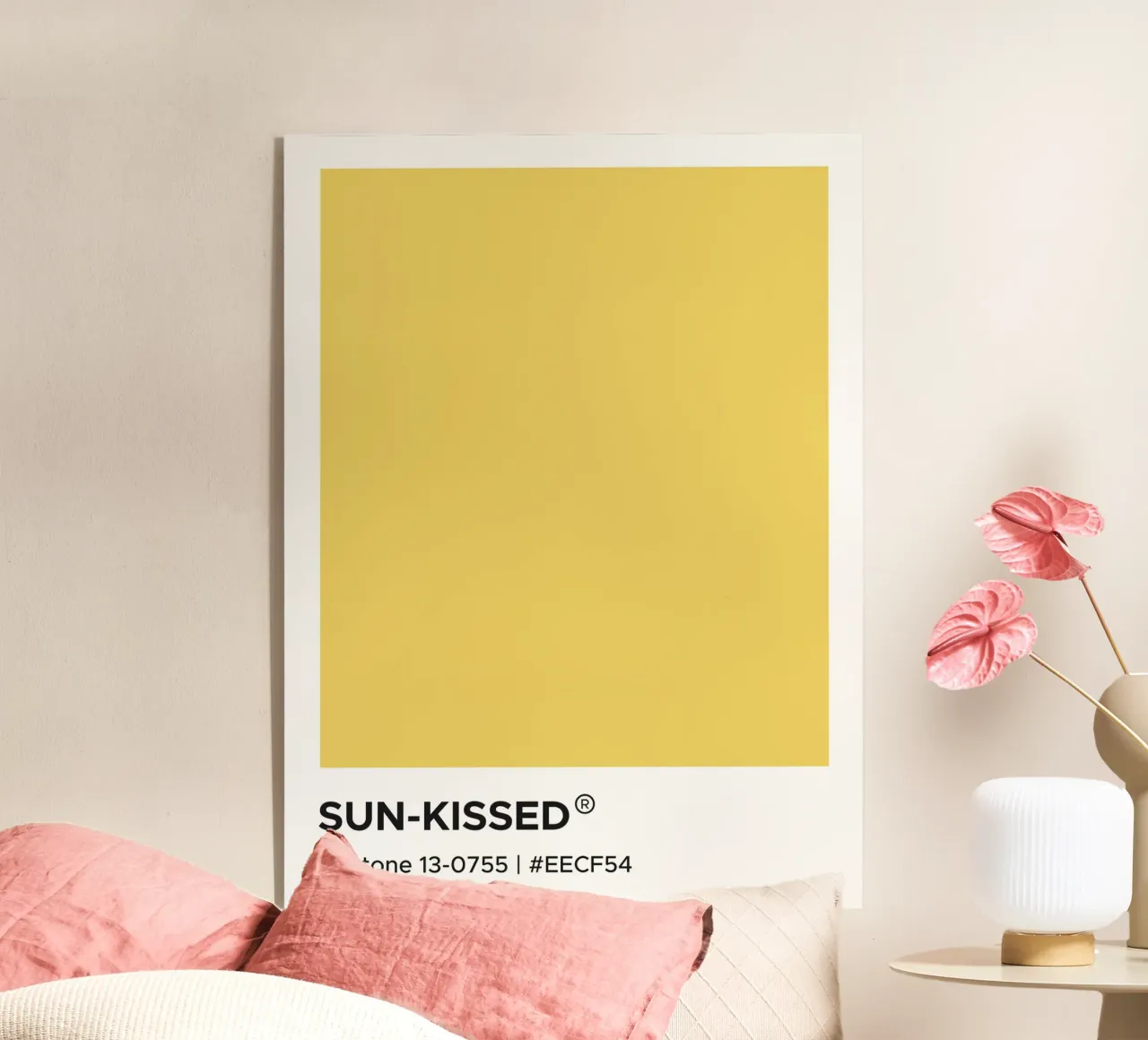 Pantone baciato dal sole plexiglass da Paigaam Studio