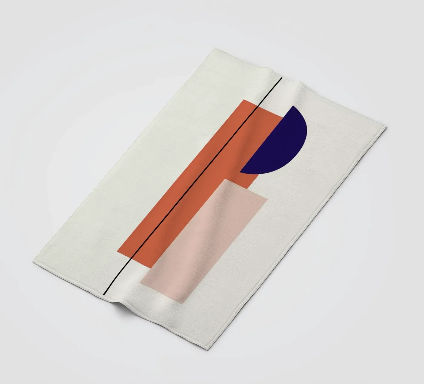 Column fleece blanket by Pure