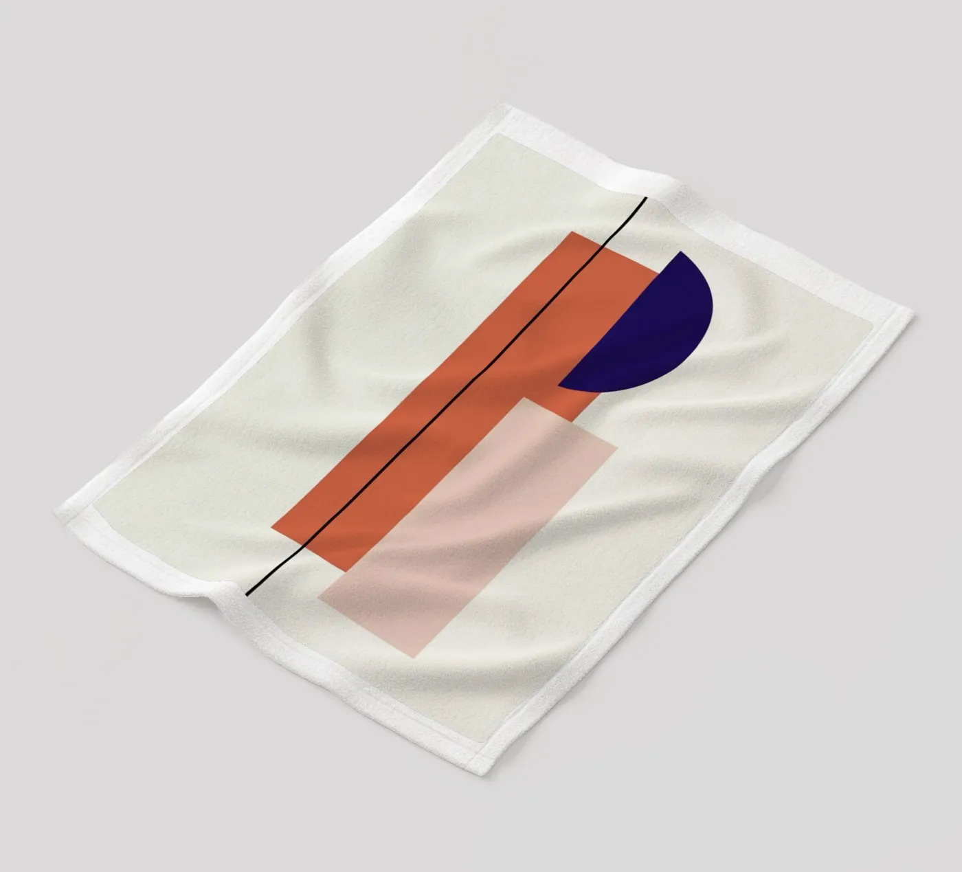 Column fleece blanket by Pure