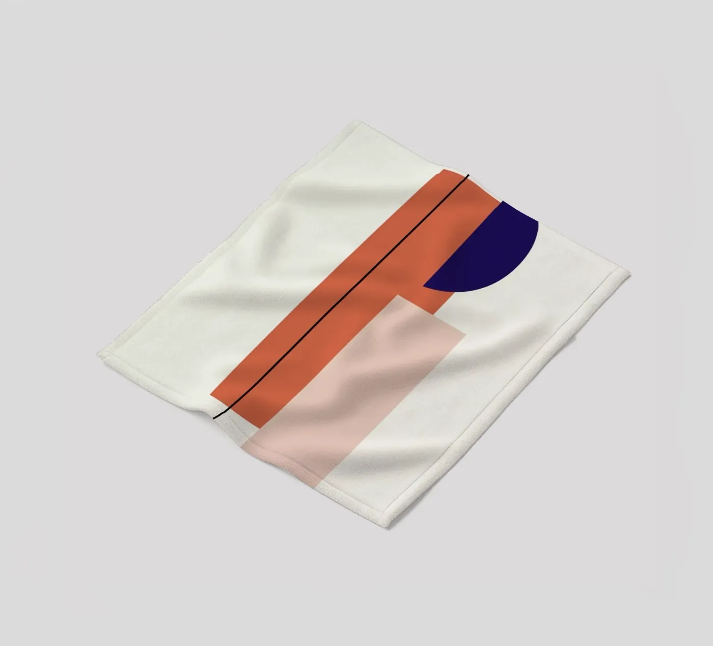 Column fleece blanket by Pure