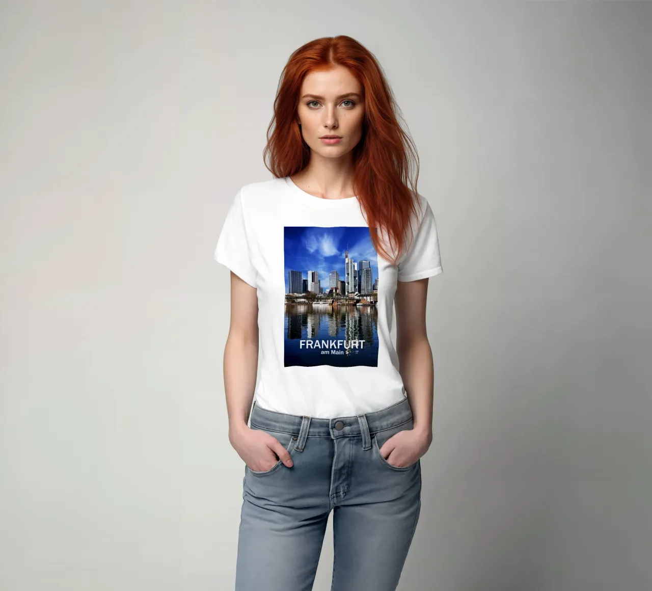 Frankfurt am Main t-shirt by Juergen Wiesler