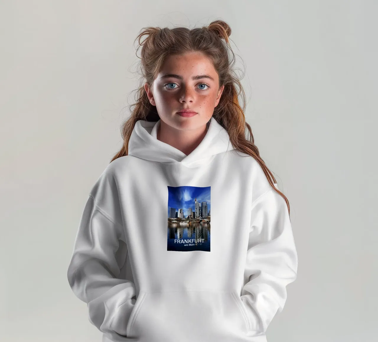 Frankfurt am Main Kinder Hoodie von Juergen Wiesler