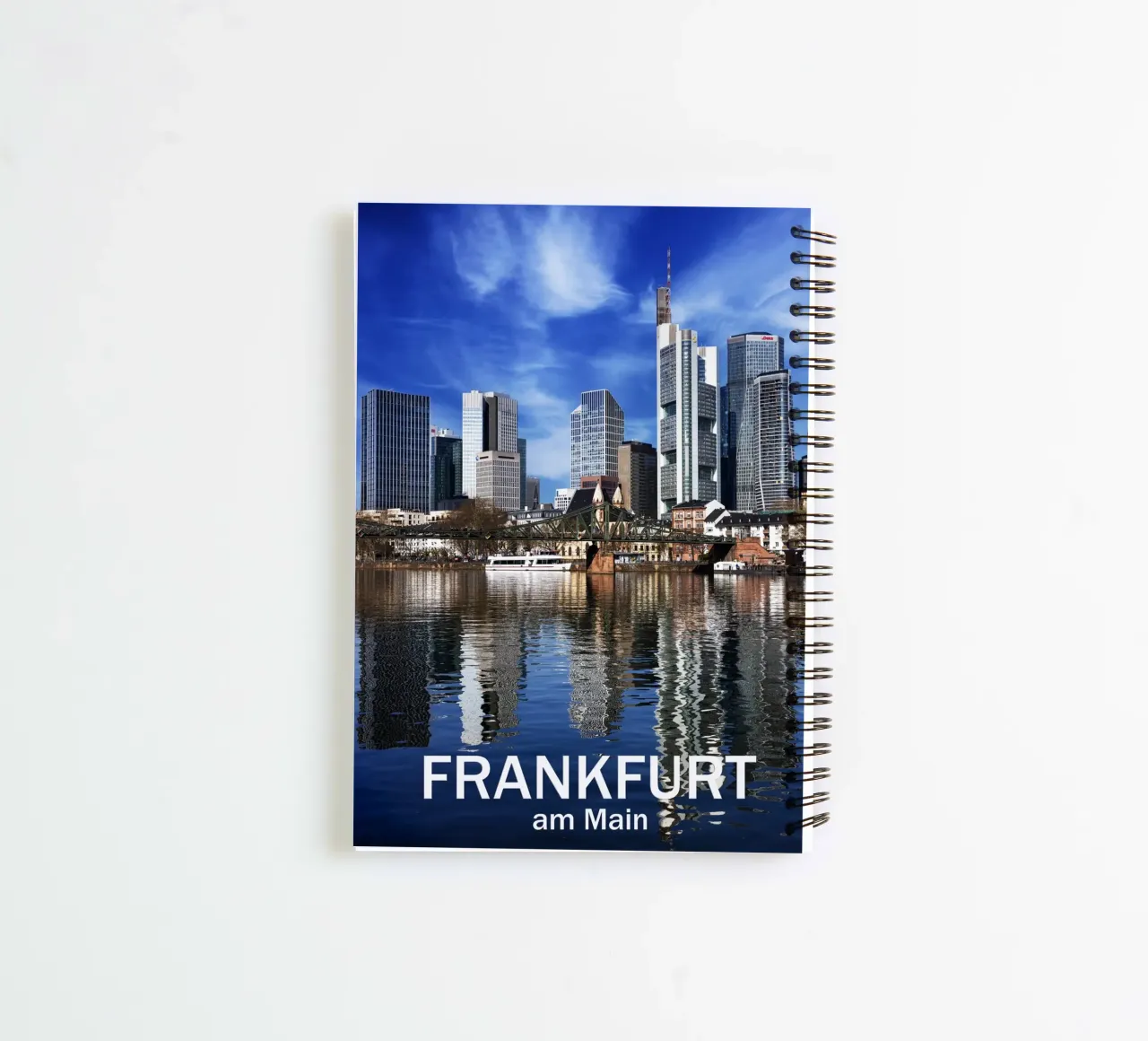 Frankfurt am Main spiral notebook by Juergen Wiesler