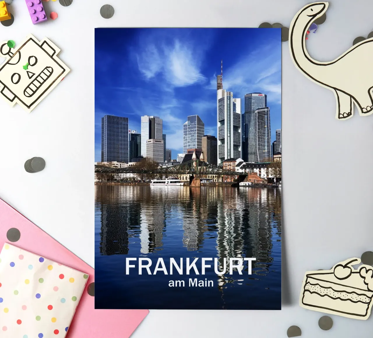 Frankfurt am Main sticker sheet by Juergen Wiesler
