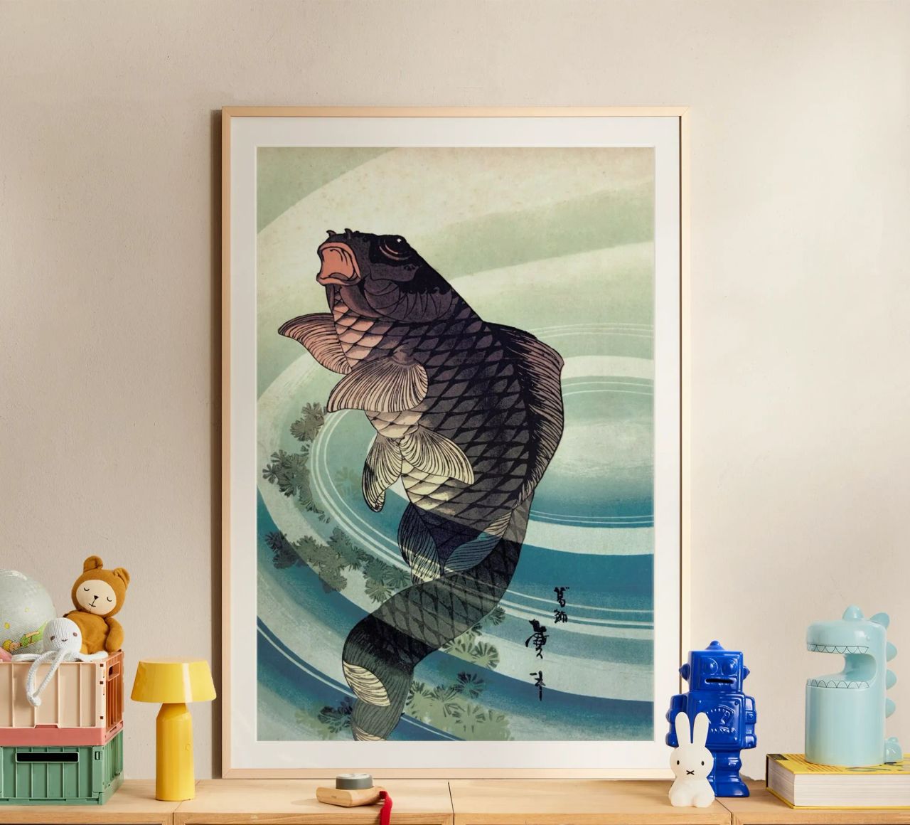 Japanese Koi poster de Flora & Fauna
