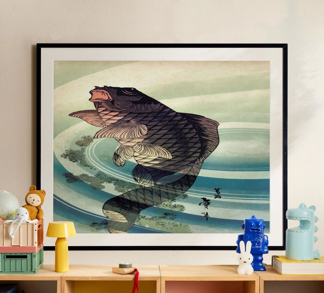 Japanese Koi poster de Flora & Fauna