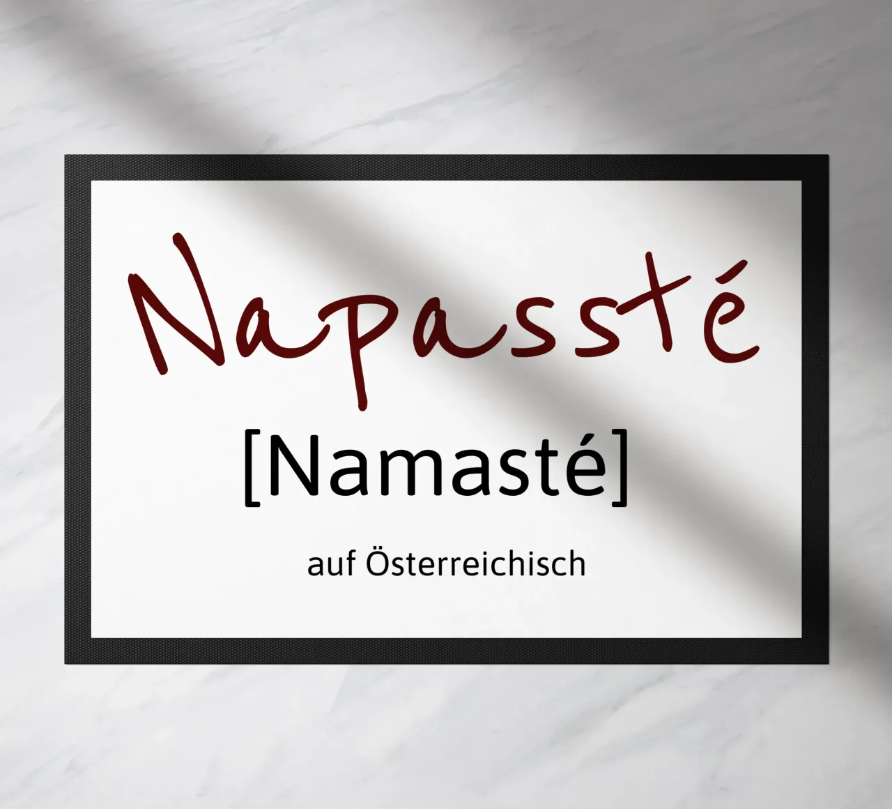 Namasté in austriaco zerbino da Happy 😃 Art 🎨 by Christine Schnoell