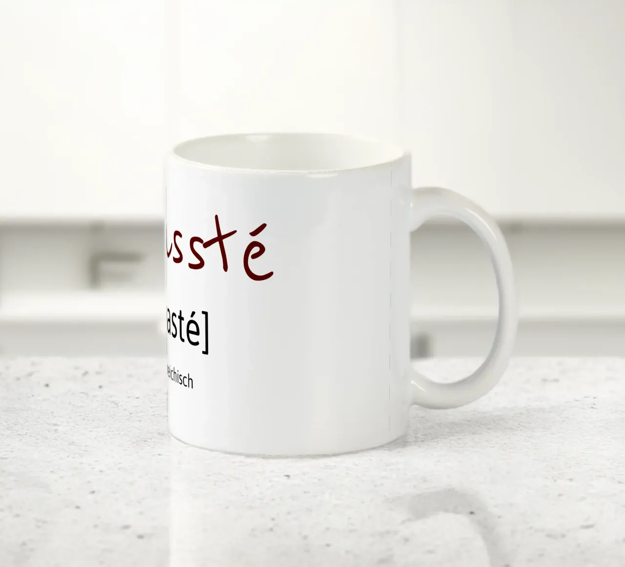 Namasté in austriaco tazza in ceramica da Happy 😃 Art 🎨 by Christine Schnoell