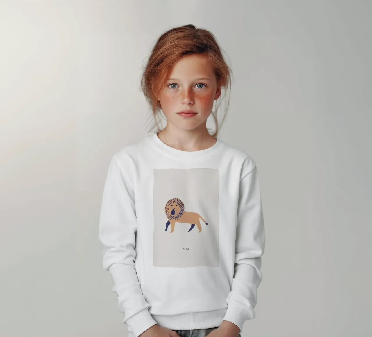 Leo felpa bambino da Little Flourishes