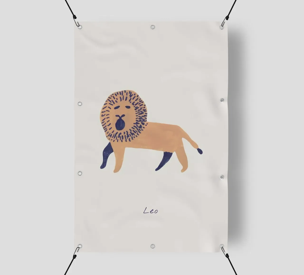 Leo telo in pvc da Little Flourishes