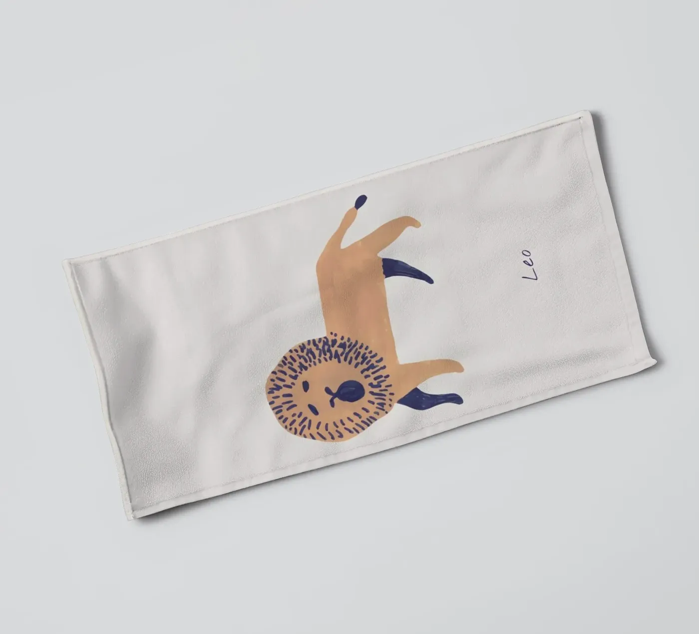 Leo badhanddoek van Little Flourishes