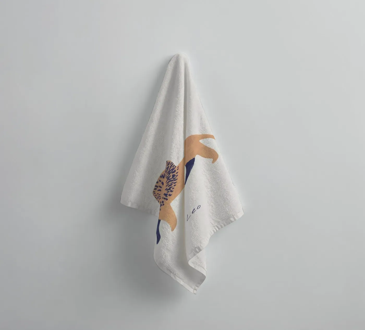 Leo badhanddoek van Little Flourishes