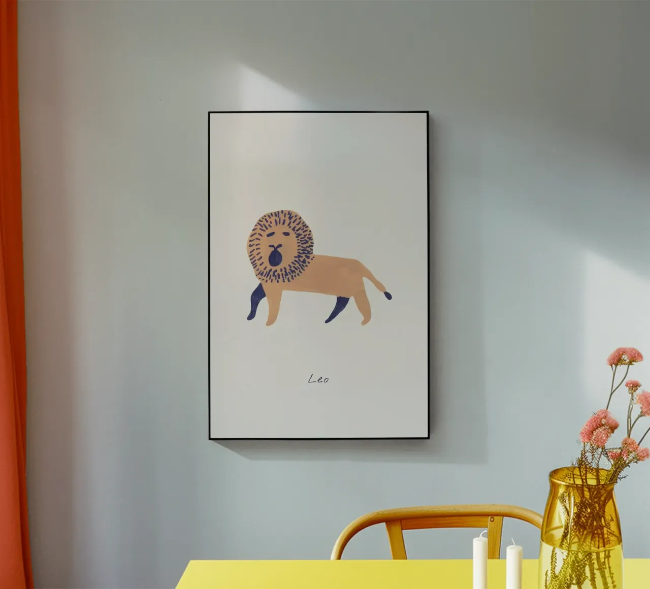 Leo plexiglass da Little Flourishes