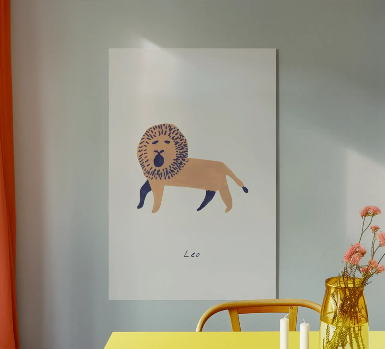 Leo plexiglass da Little Flourishes