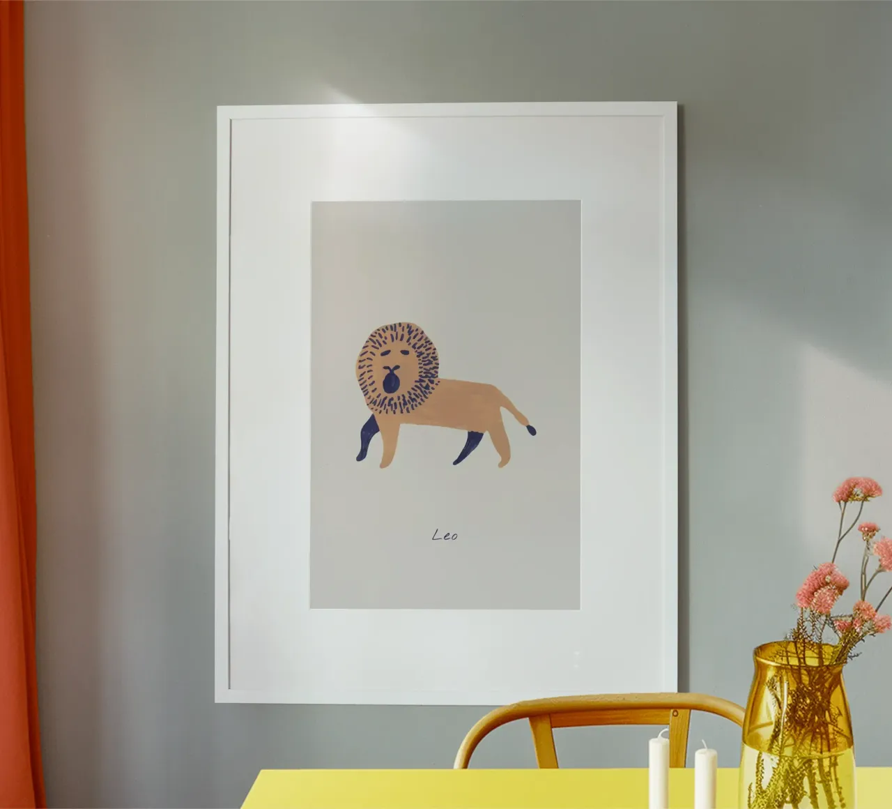 Leo poster da Little Flourishes