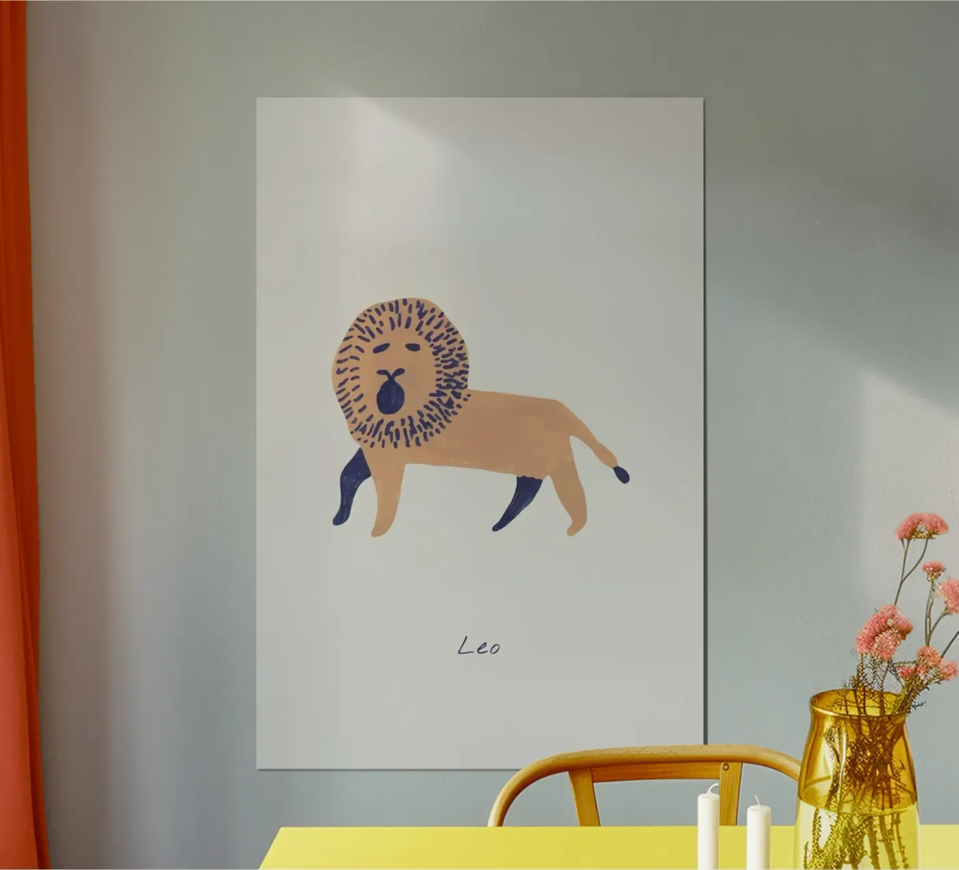 Leo poster de Little Flourishes