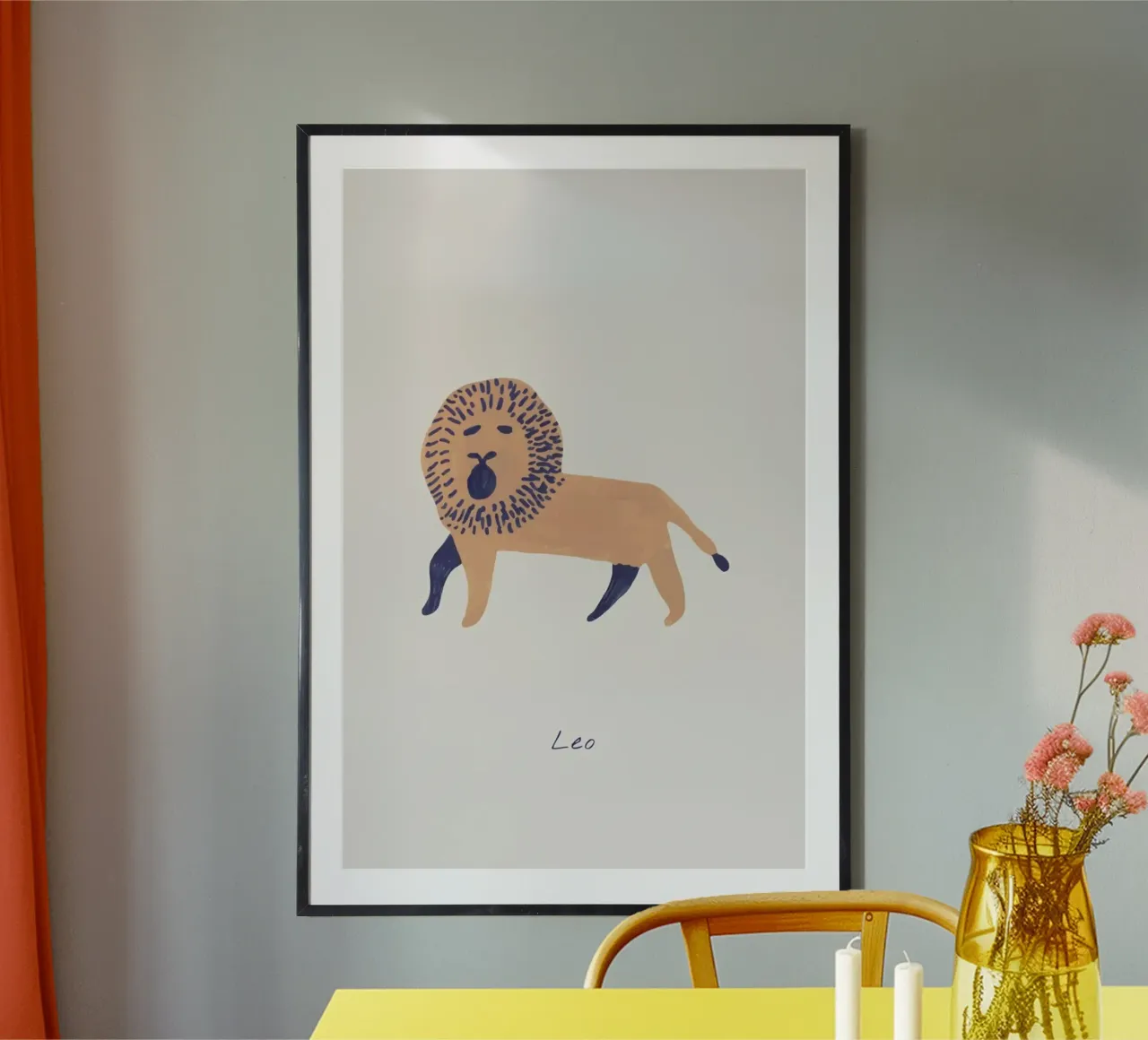 Leo poster da Little Flourishes