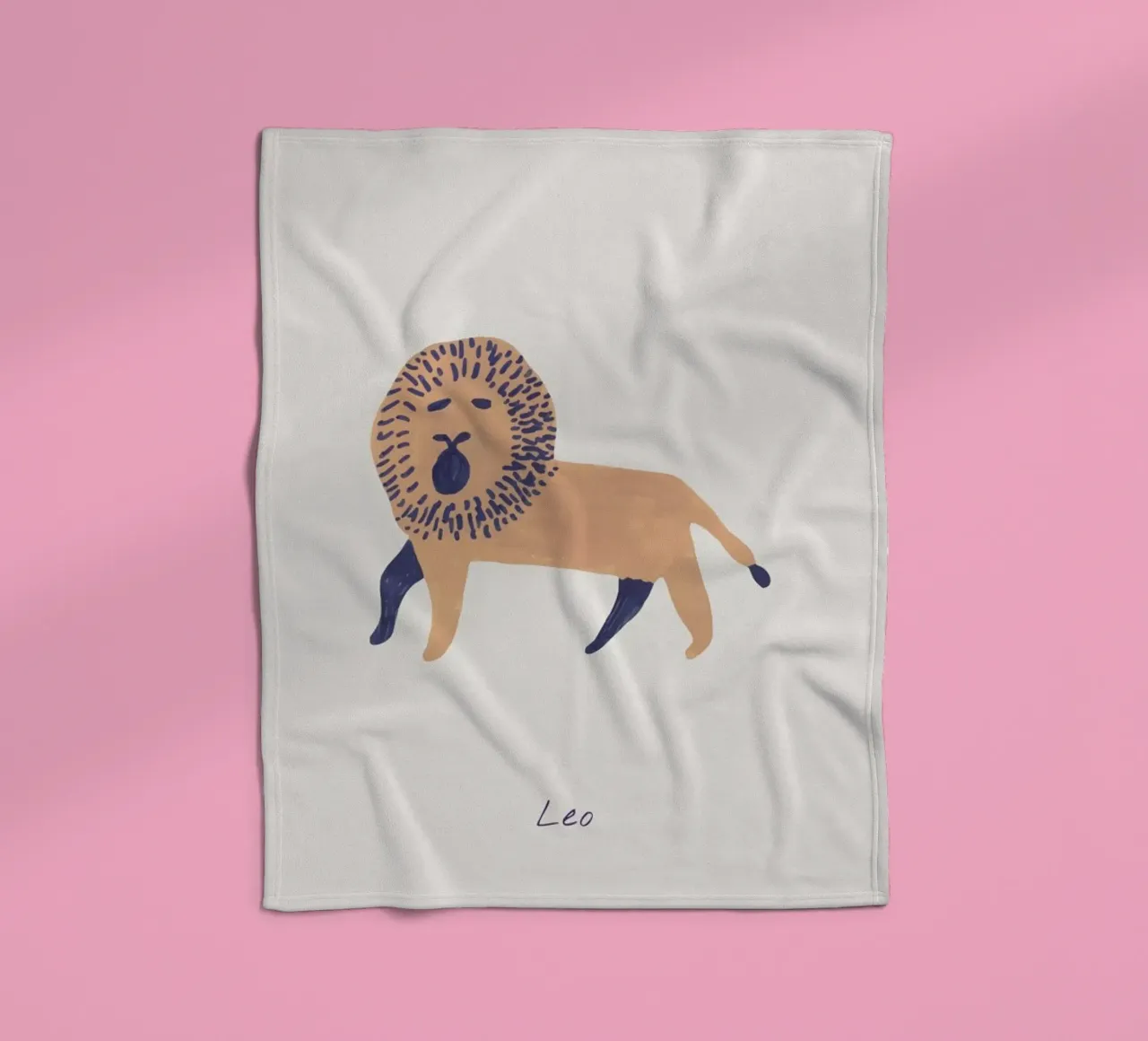 Leo coperta in pile da Little Flourishes