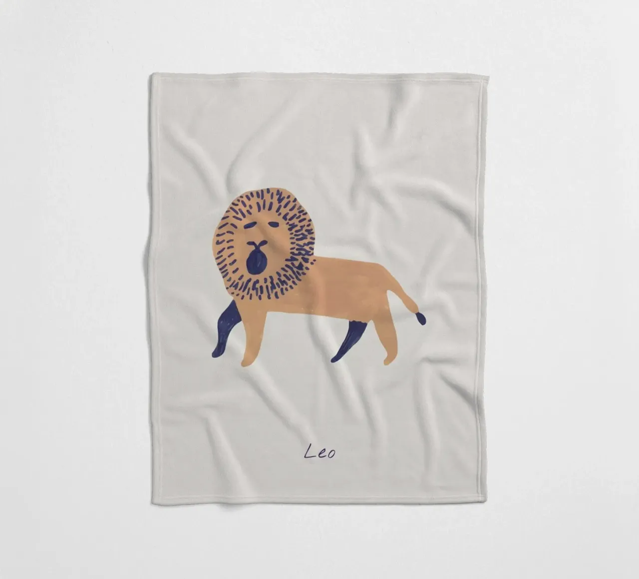 Leo coperta in pile da Little Flourishes
