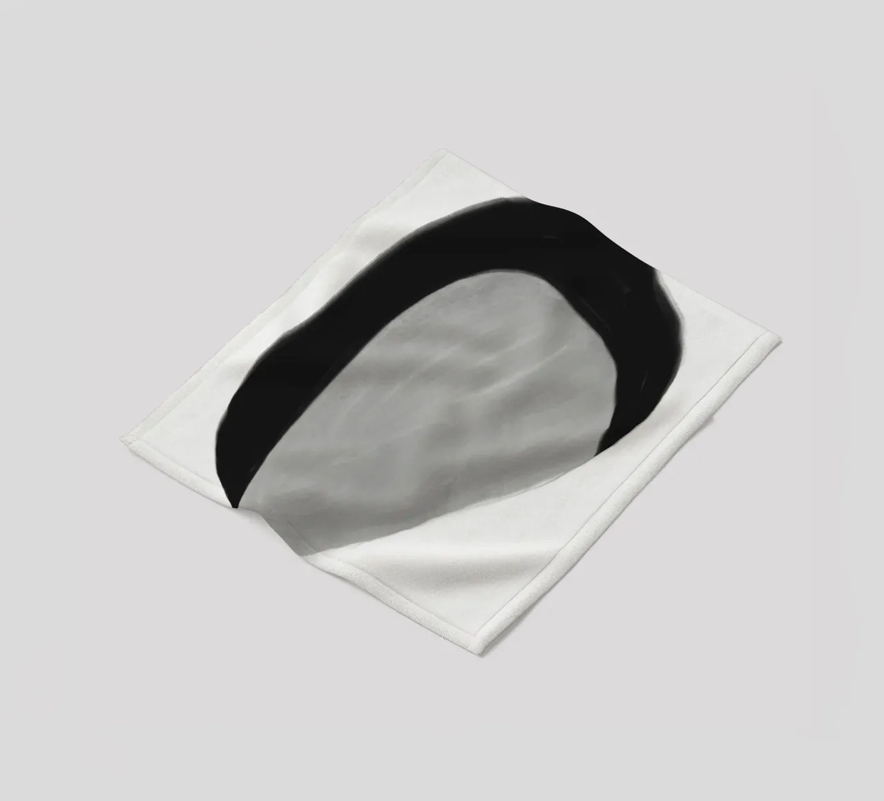 Head Of A Woman fleece blanket by Little Dean