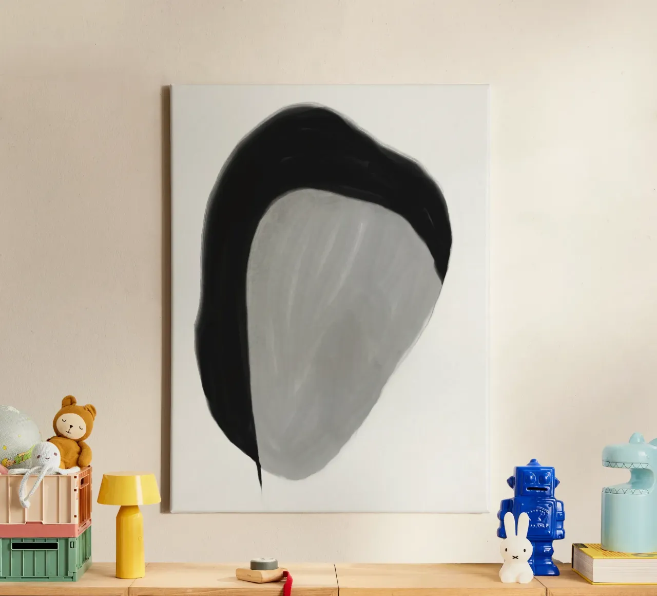 Head Of A Woman canvas by Little Dean
