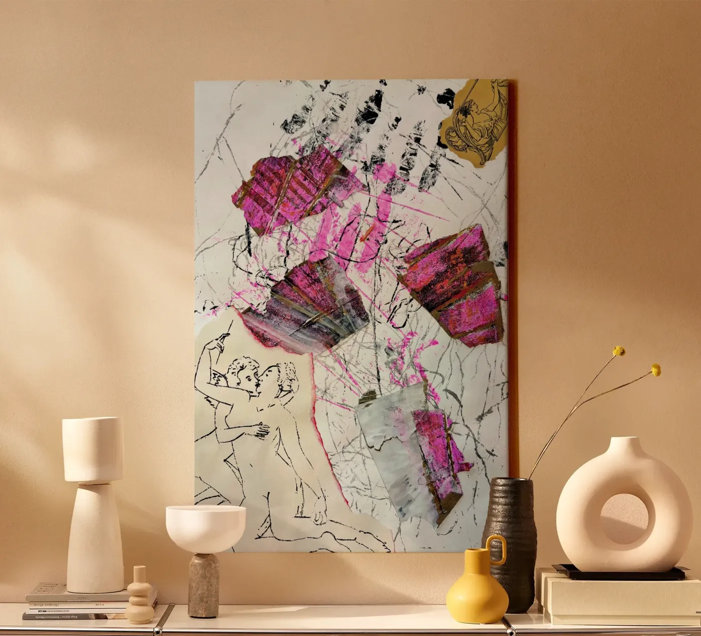 Déesse canvas van PeHa - ART