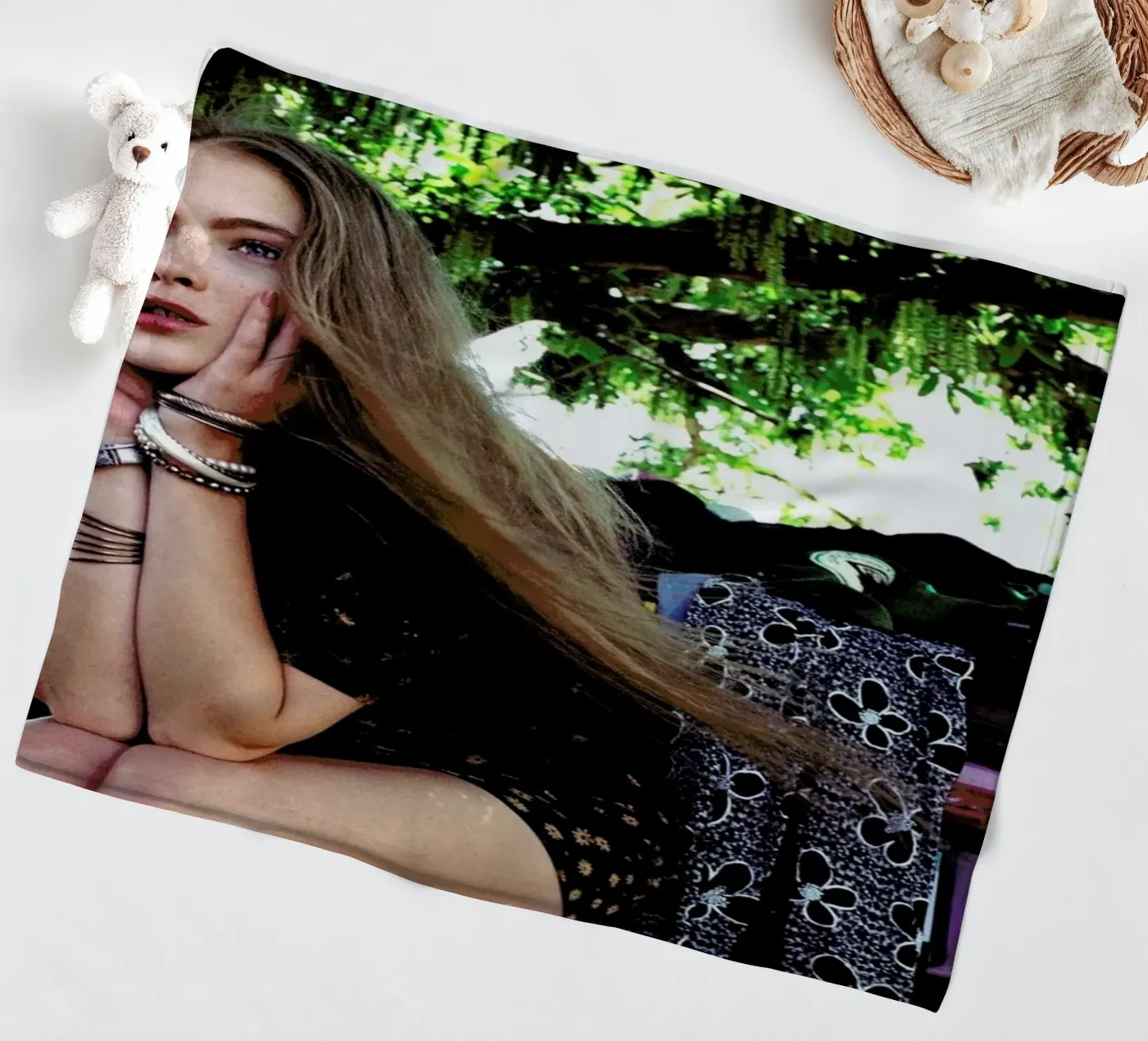 Conundrum fleecedeken van Aysha Banos