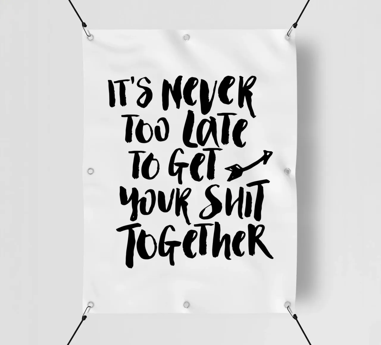 It's Never Too Late to Get Your Shit Together pvc cover by THE MOTIVATED TYPE