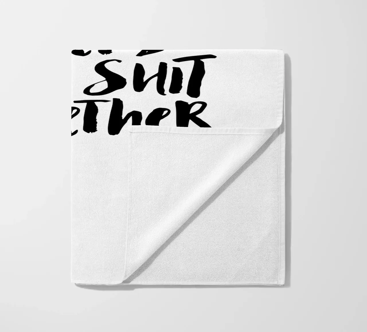 Non è mai troppo tardi per rimettersi in sesto telo mare da THE MOTIVATED TYPE