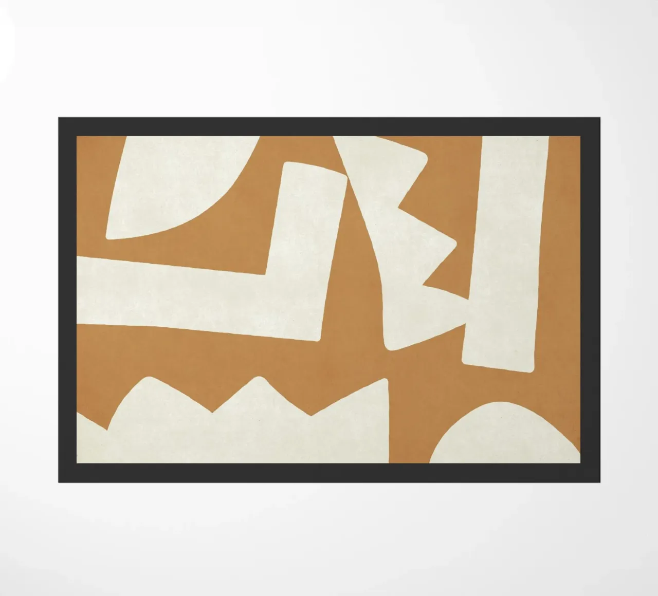 Forme grafiche astratte primitive - Blu Navy zerbino da MoonlightPrint