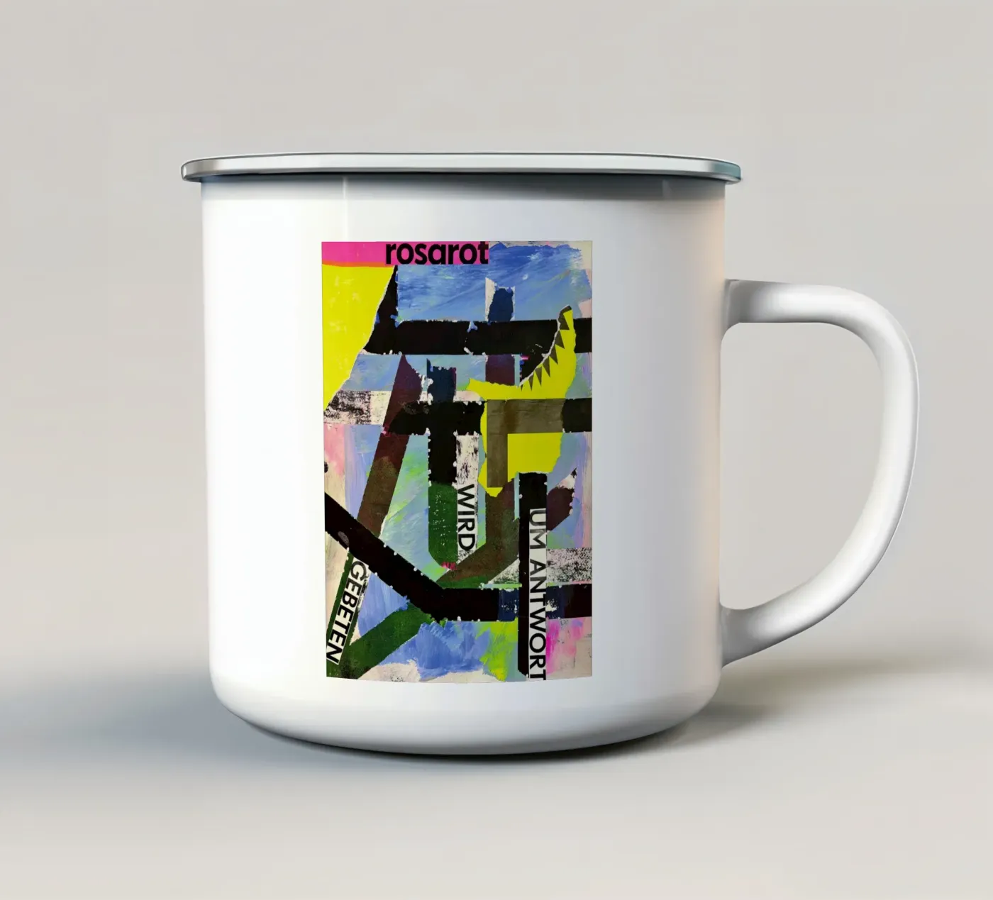 Answer enamel mug by PeHa - ART