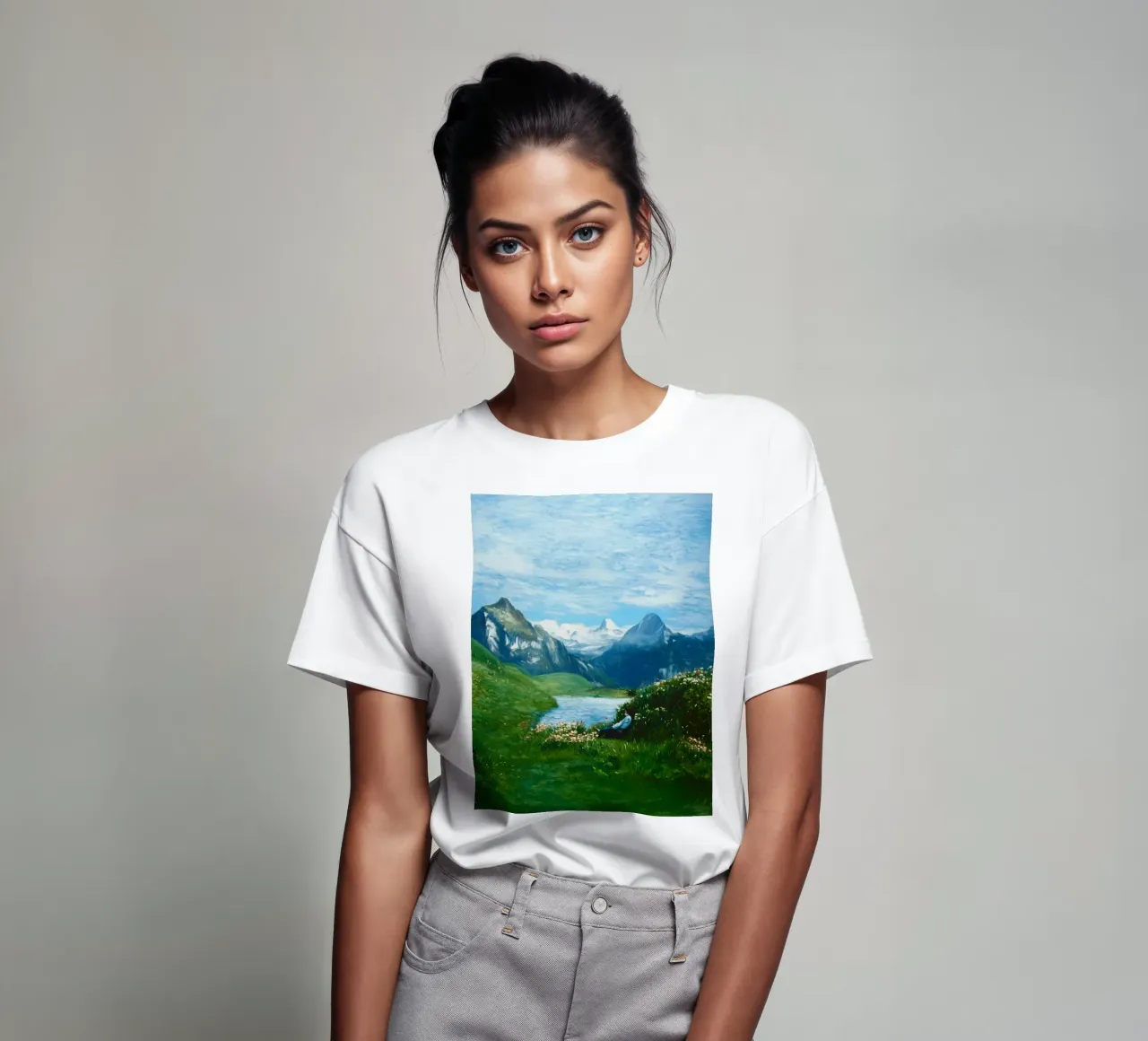 Grindelwald Reverie: Alpine Dream t-shirt da FujiBrush