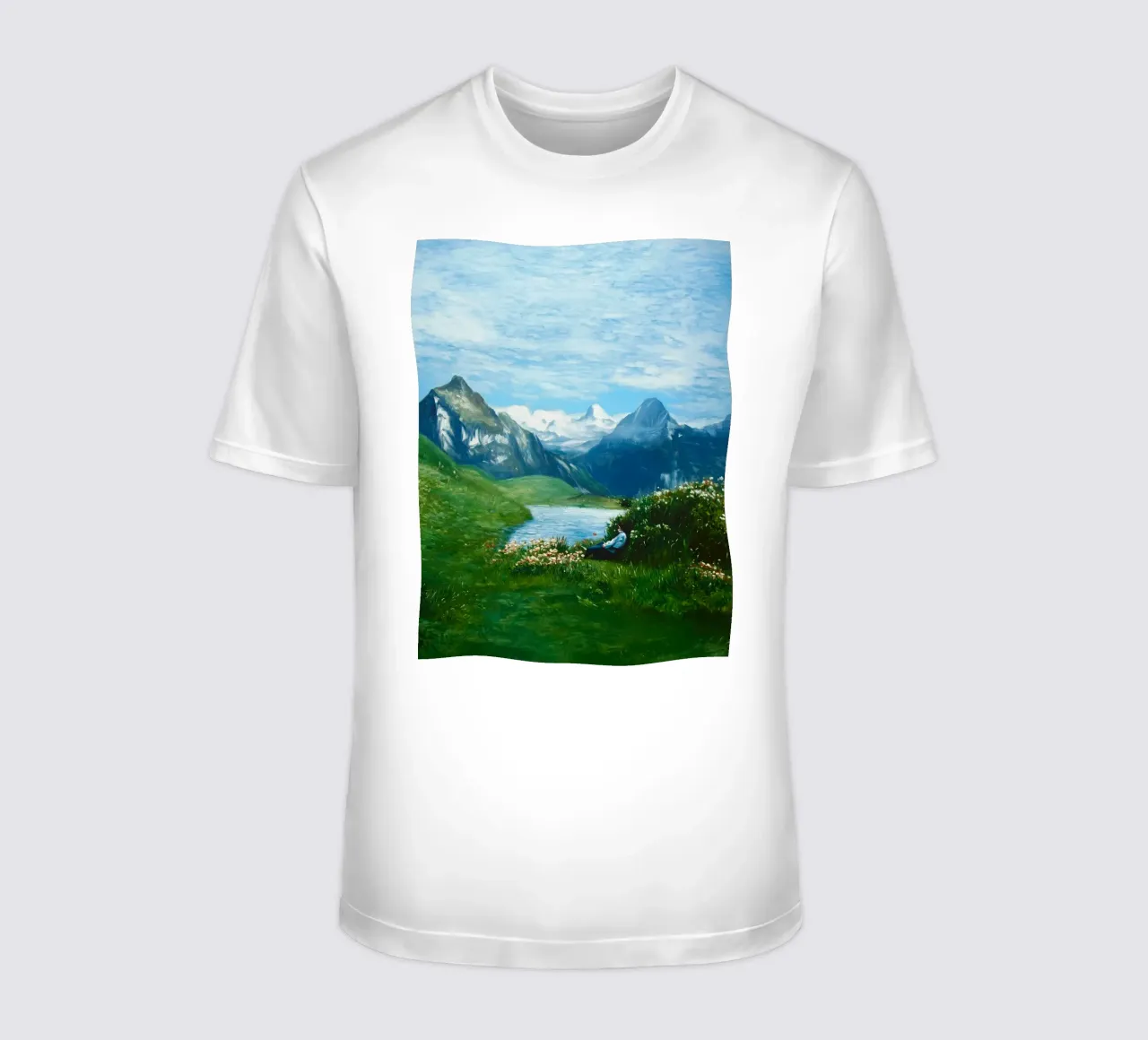 Grindelwald Reverie: Alpine Dream t-shirt da FujiBrush